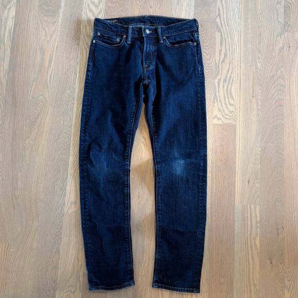 Abercrombie & Fitch Langdon Skinny Stretch Jeans Dark Rinse Mens Size 28x30 - Picture 1 of 7